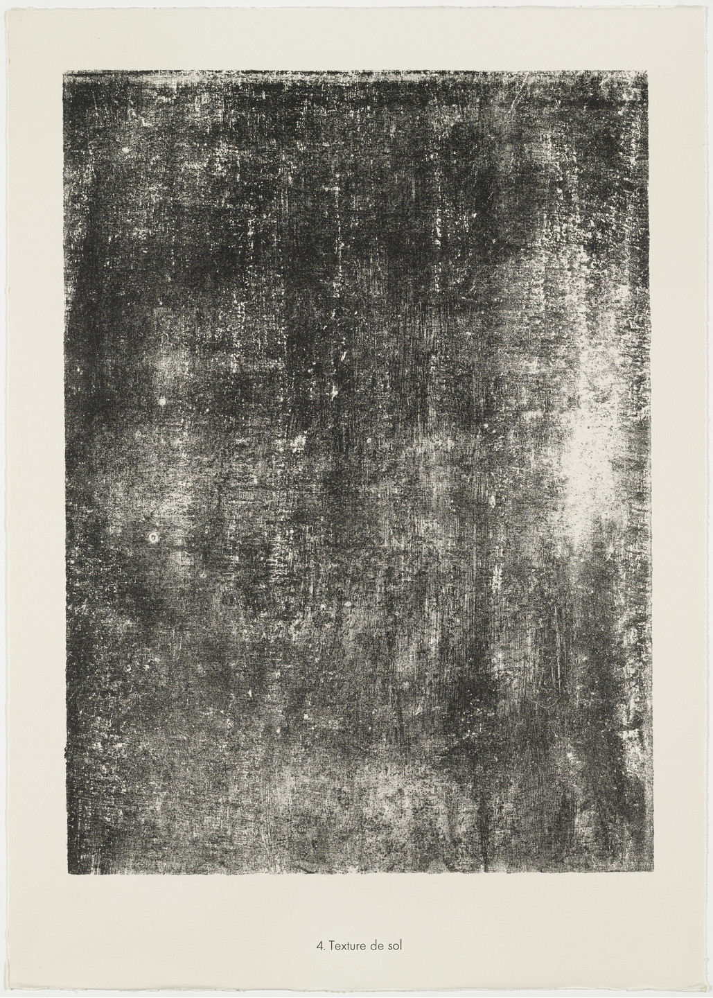 Jean Dubuffet. Texture of Earth (Texture de sol) from the portfolio Soil, Earth (Sols, terres) from Phenomena (Les Phénomènes). 1959