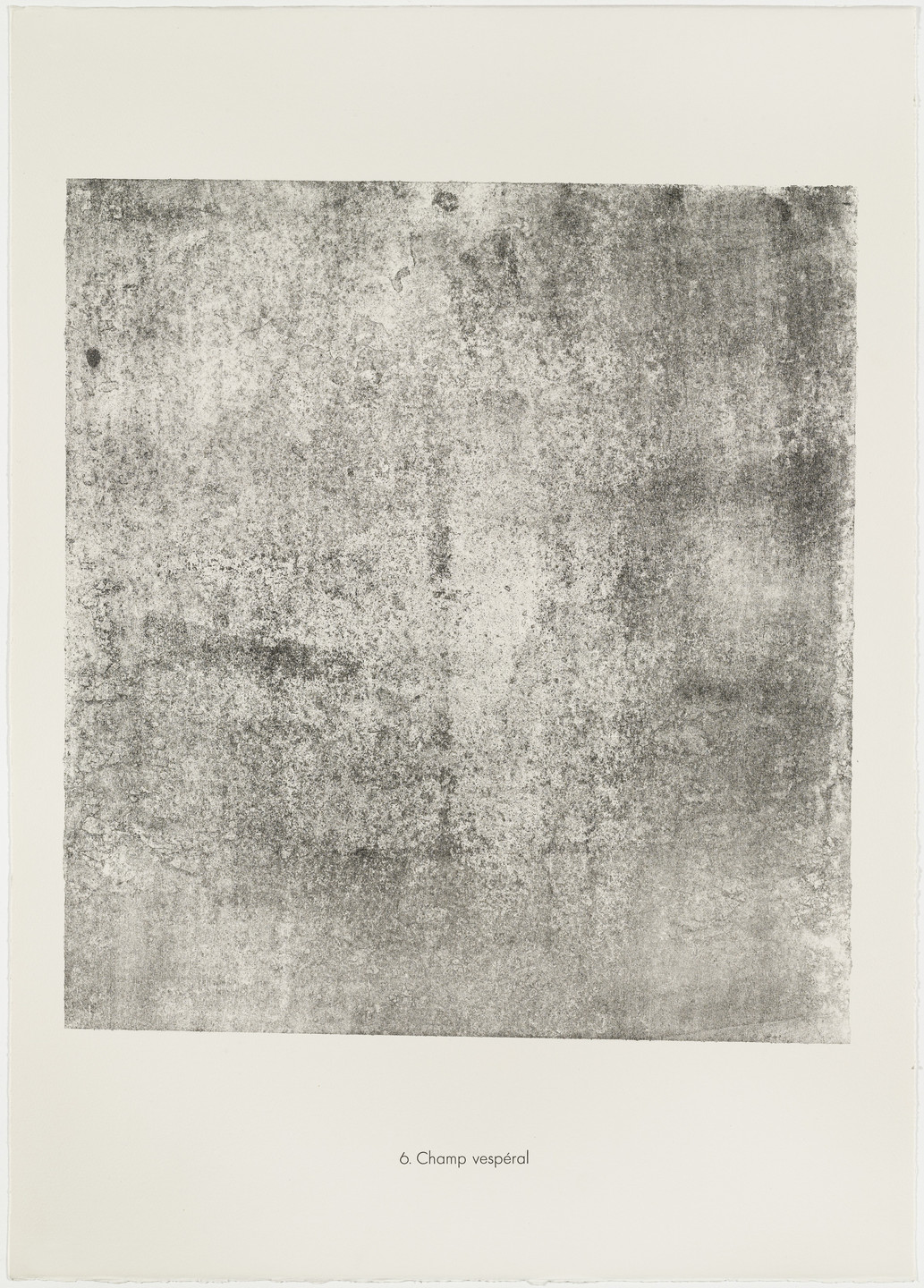 Jean Dubuffet. Evening Field (Champ vespéral) from the portfolio Soil, Earth (Sols, terres) from Phenomena (Les Phénomèmes). 1959