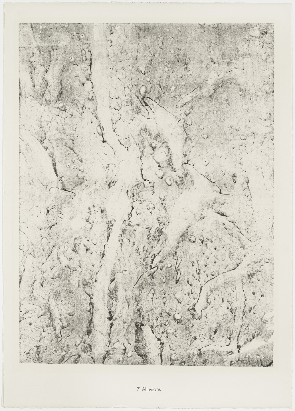 Jean Dubuffet. Alluvium (Alluvions) from the portfolio Soil, Earth (Sols, terres) from Phenomena (Les Phénomènes). 1959