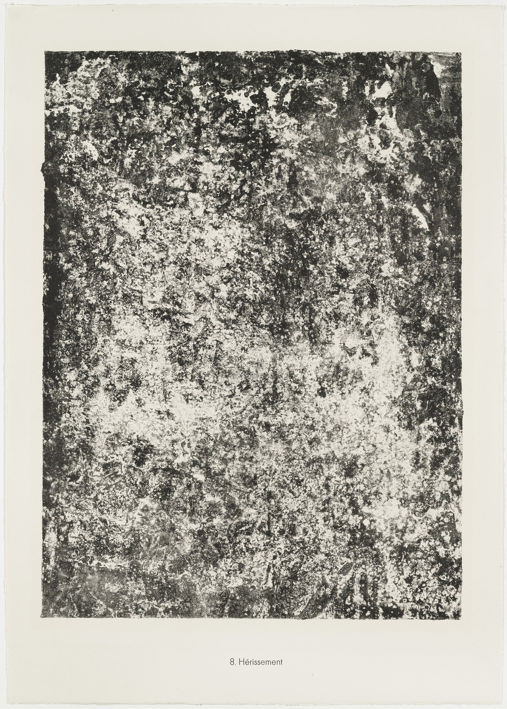 Jean Dubuffet. Thorny (Hérissement) from the portfolio Soil, Earth (Sols, terres) from Phenomena (Les Phénomènes). 1959
