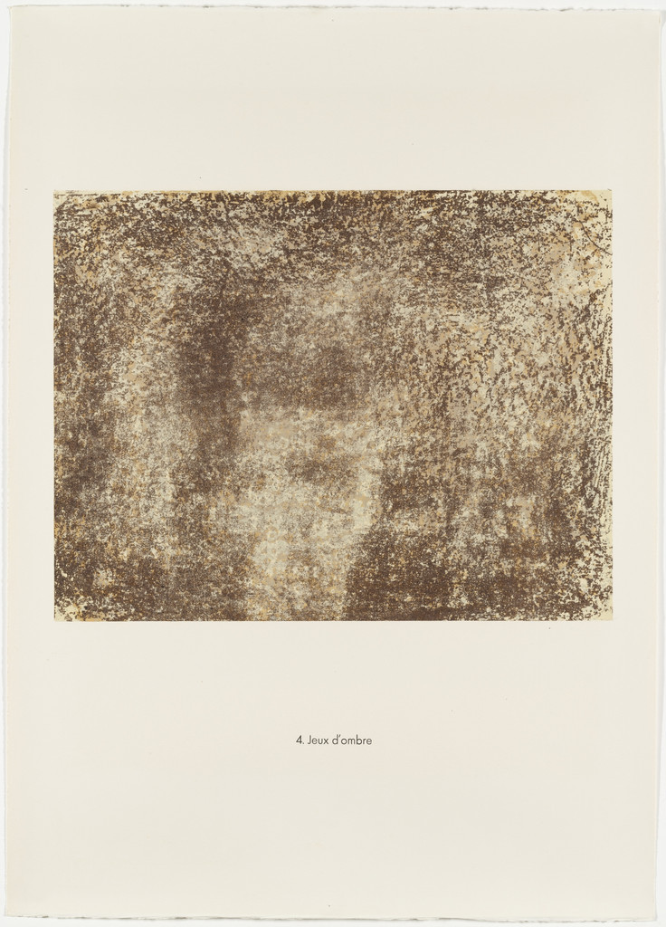 Shadow Play (Jeux d'ombre) from the portfolio Clean Slates (Tables rases) from Phenomena (Les Phénomènes)
