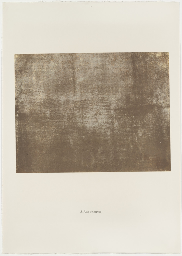 Vacant Space (Aire vacante) from the portfolio Anarchitect (L'Anarchitecte) from Phenomena (Les Phénomènes)