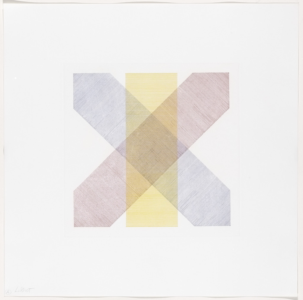 Untitled from Bands of Color in Four Directions & All Combinations