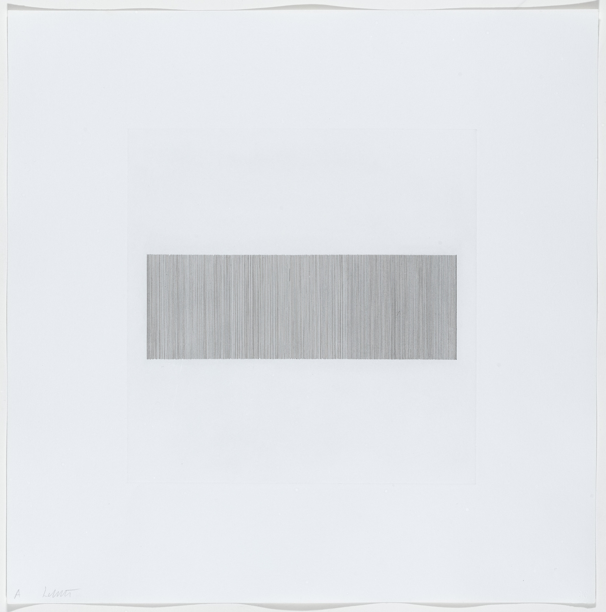 Sol LeWitt. Untitled from Bands of Color in Four Directions & All Combinations