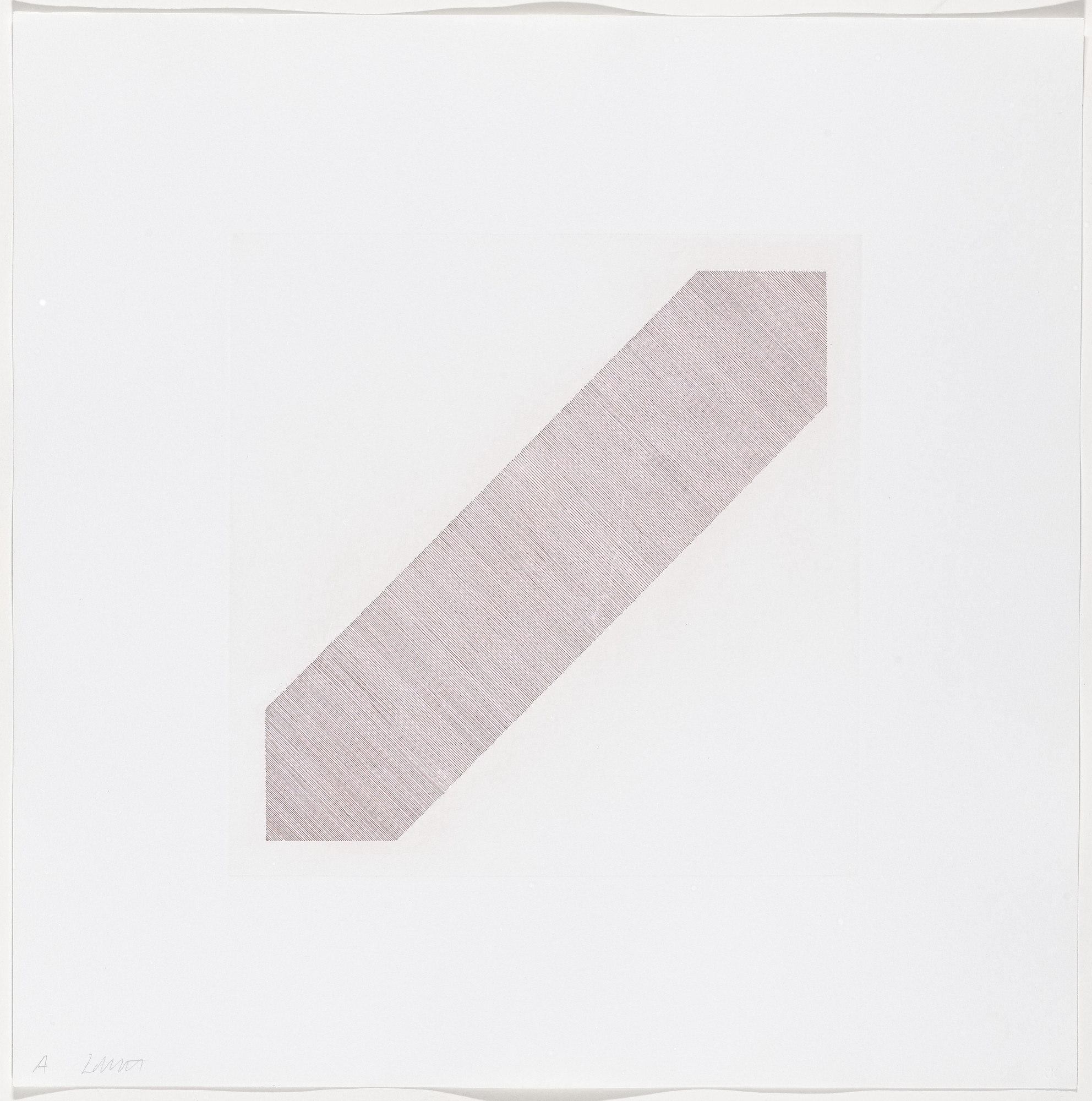 Sol LeWitt. Untitled from Bands of Color in Four Directions & All Combinations