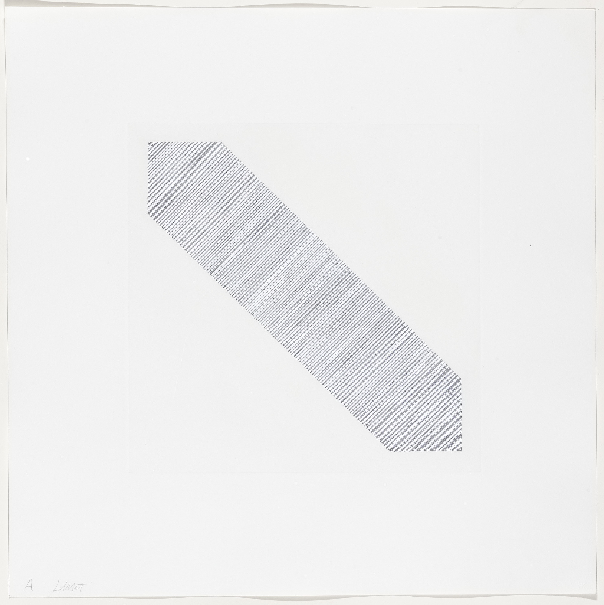 Sol LeWitt. Untitled from Bands of Color in Four Directions & All Combinations