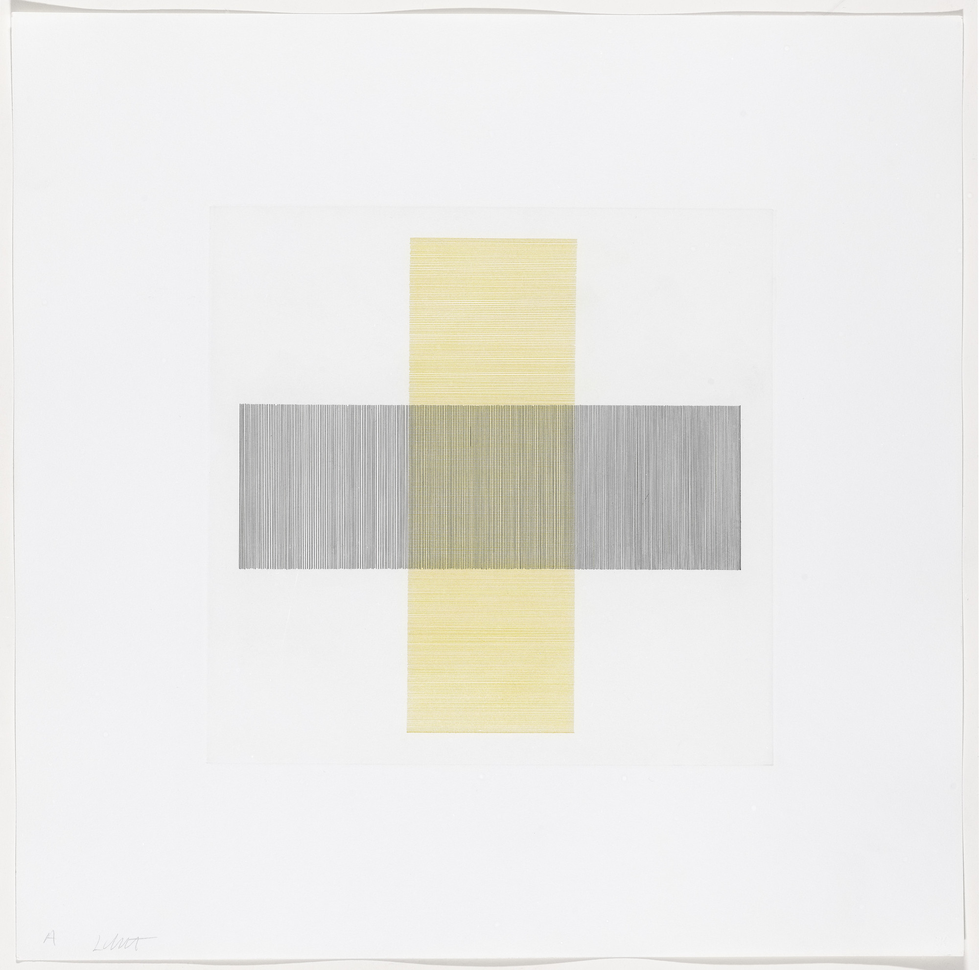 Sol LeWitt. Untitled from Bands of Color in Four Directions & All Combinations