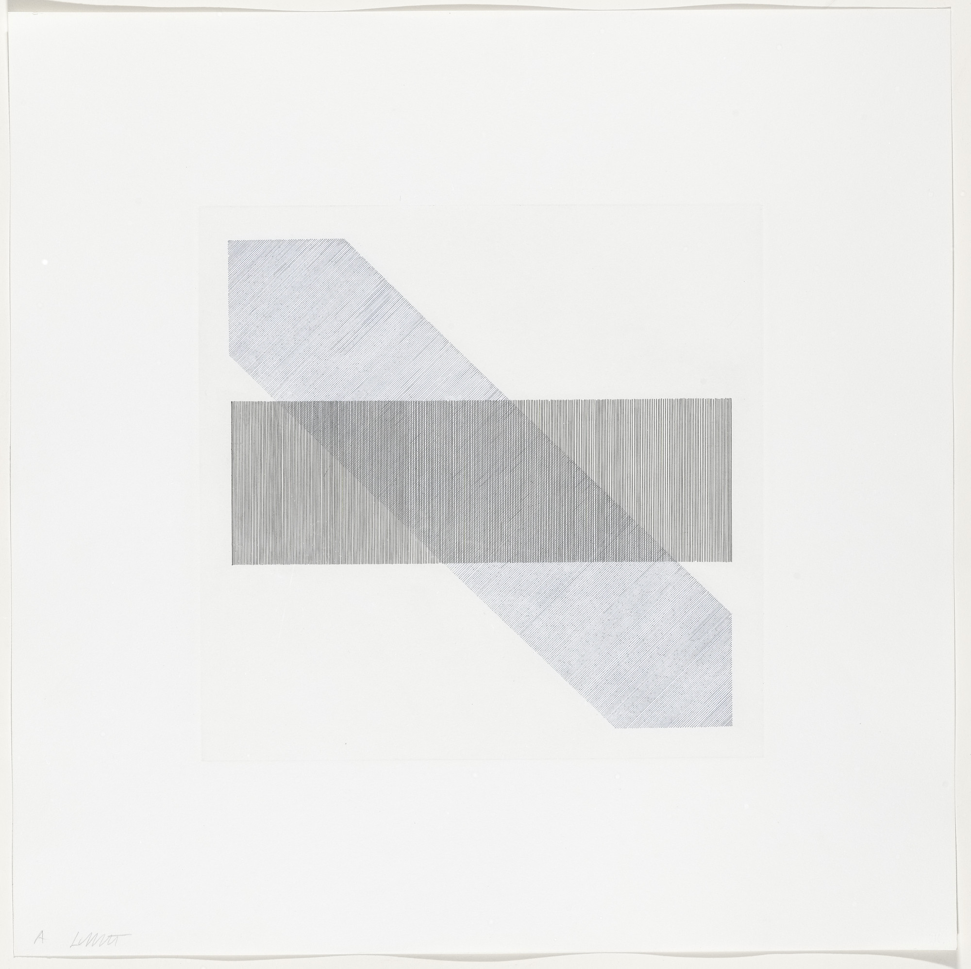 Sol LeWitt. Untitled from Bands of Color in Four Directions & All Combinations