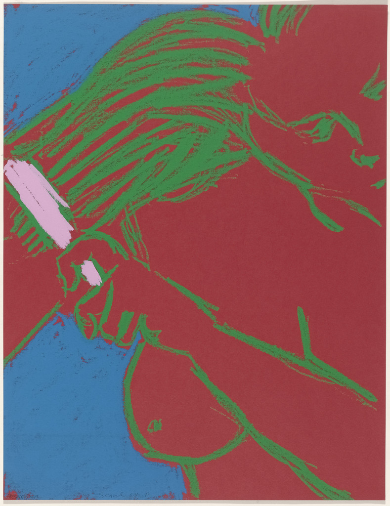 Woman Brushing Her Hair from New York Ten