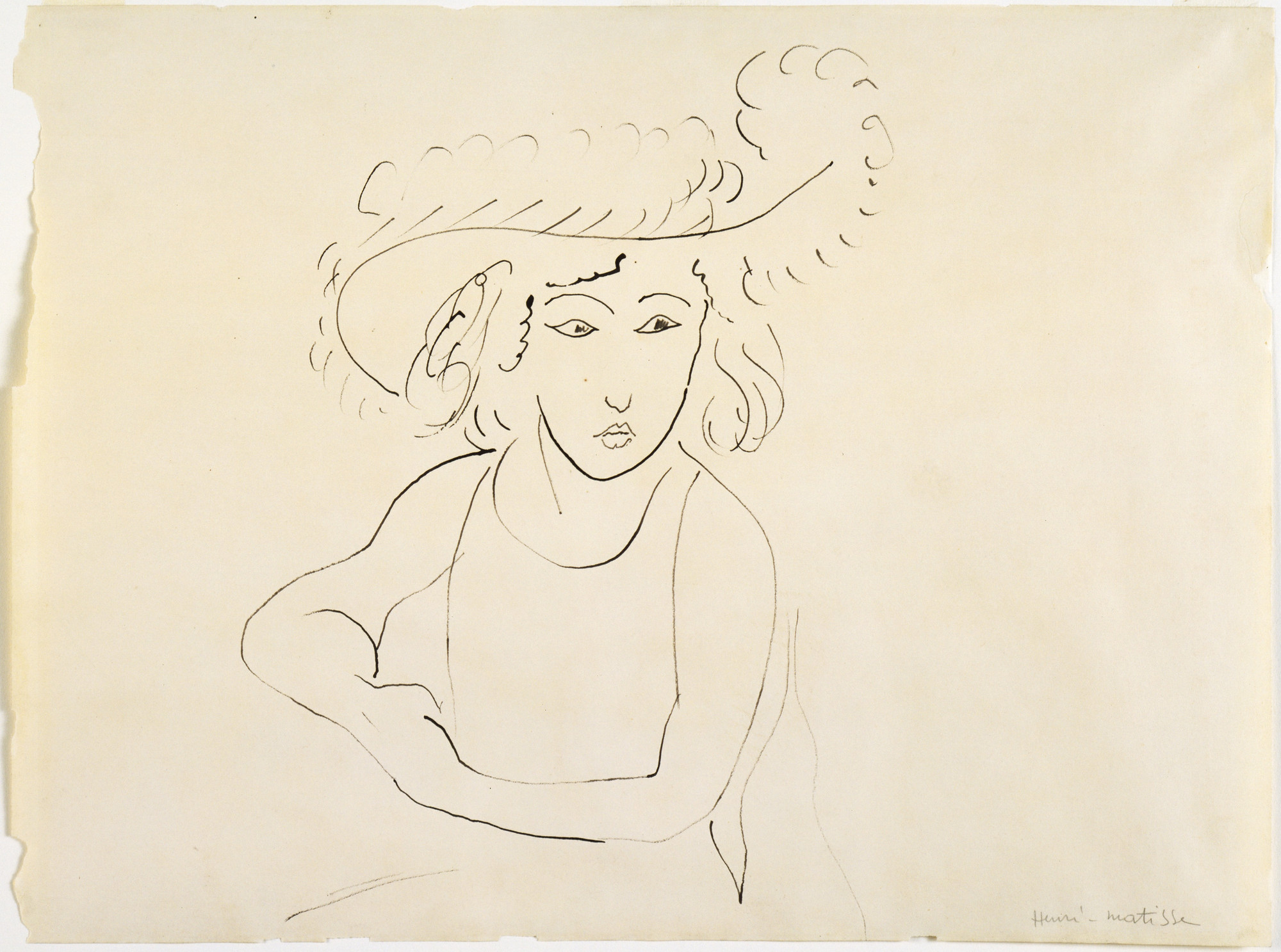 Henri Matisse. The Plumed Hat