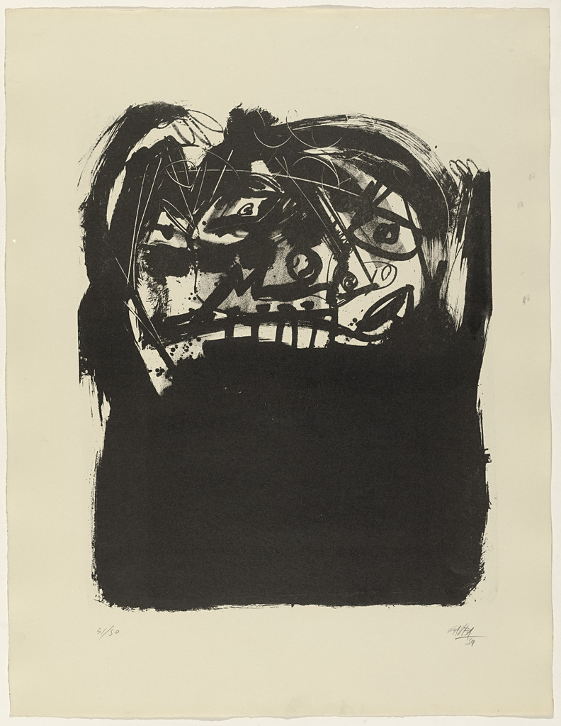 Prietivulpeja from Pintiquinestras, Antonio Saura, 1959