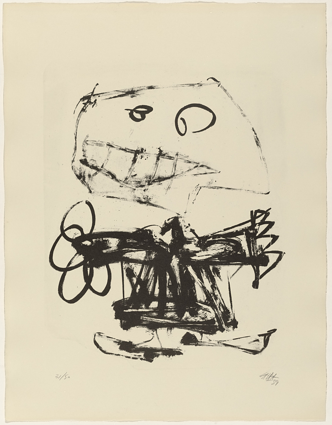 Antonio Saura. Patachai from Pintiquinestras. 1959