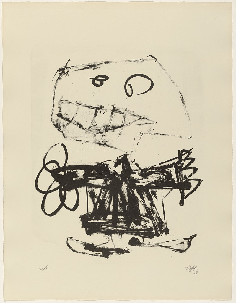 Patachai from Pintiquinestras, Antonio Saura, 1959