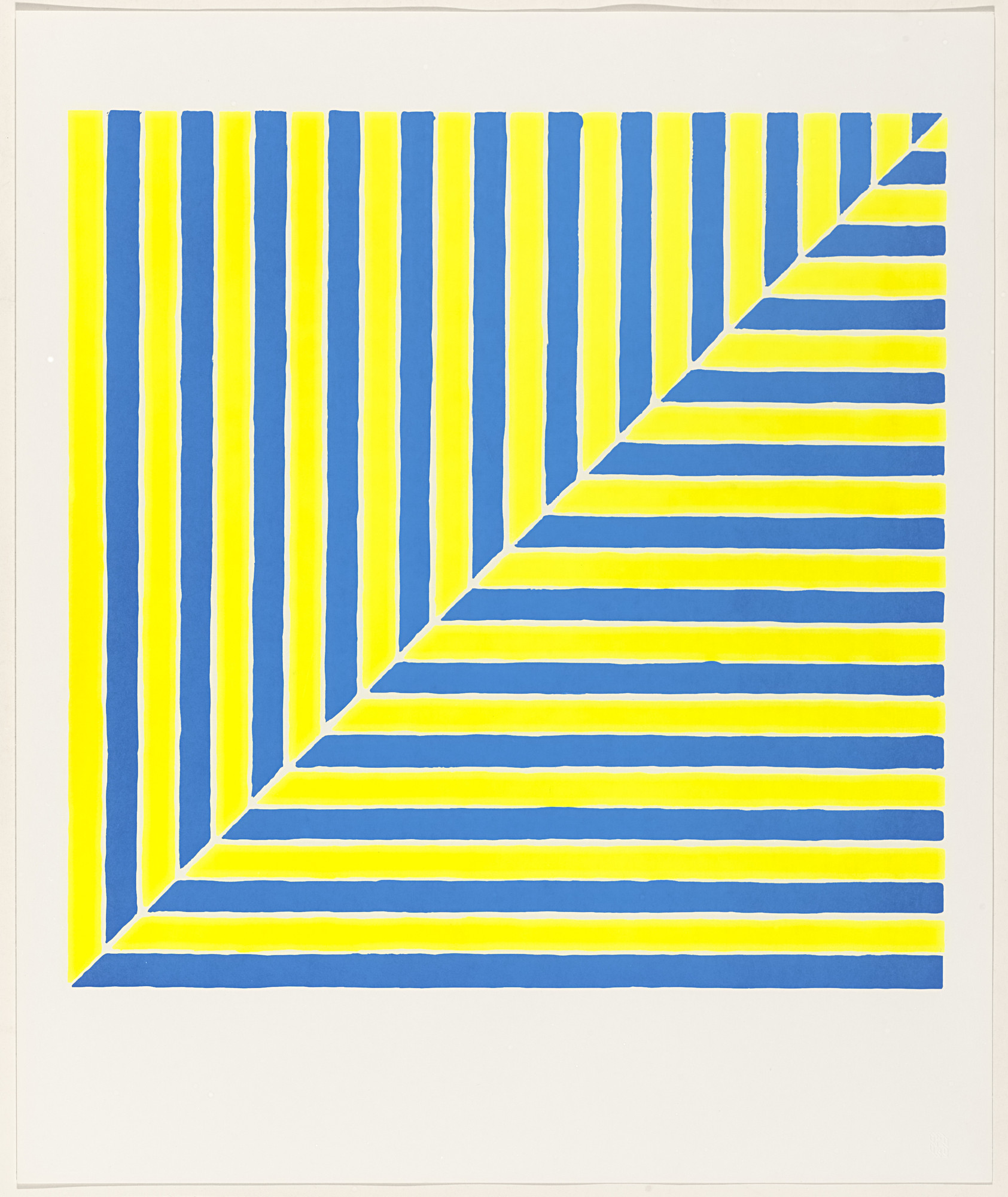 Frank Stella. Untitled (Rabat)  from X + X (Ten Works by Ten Painters)