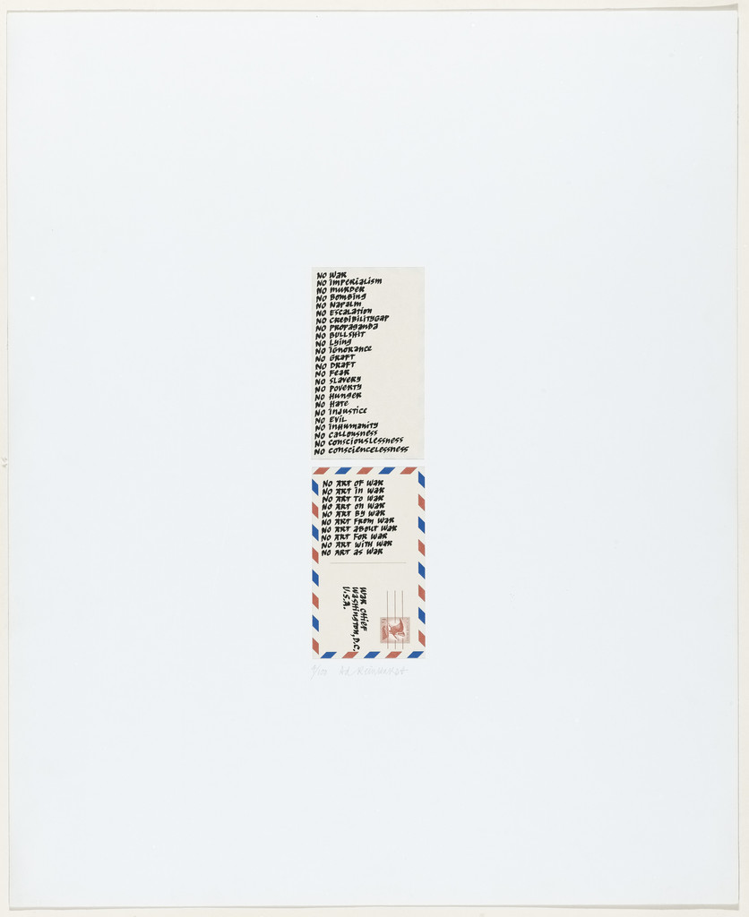 Untitled from Artists and Writers against the War in Vietnam