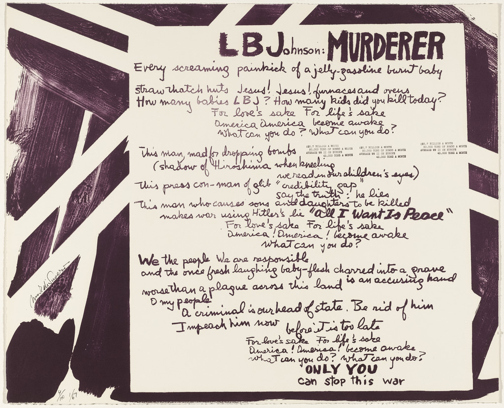 Untitled from Artists and Writers Protest against the War in Vietnam