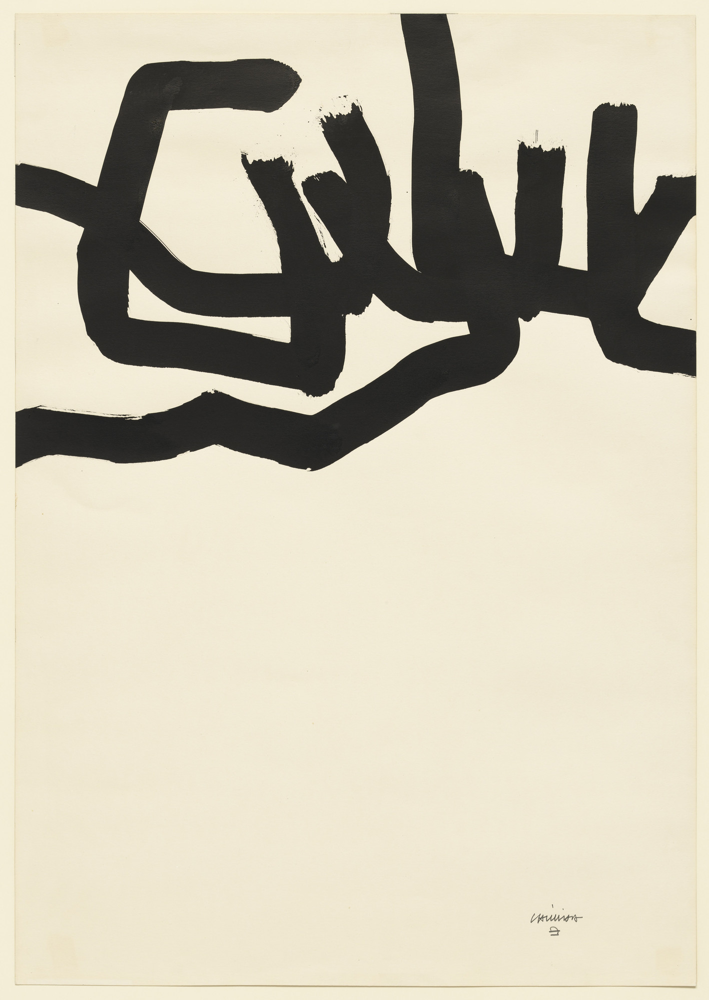 Eduardo Chillida. Untitled. (1966) | MoMA