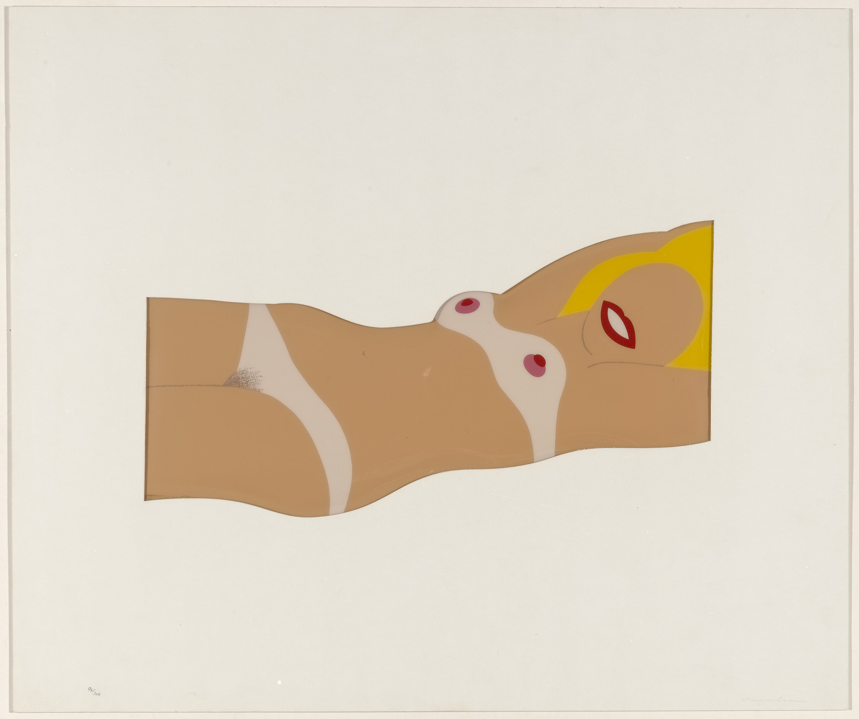 Tom Wesselmann. Cut Out Nude from 11 Pop Artists, Volume I. 1965, published 1966