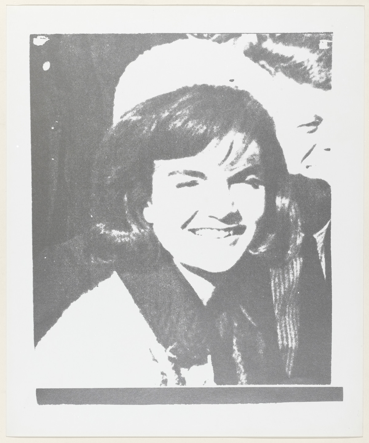 Andy Warhol. Jacqueline Kennedy I from 11 Pop Artists, Volume I. 1965, published 1966