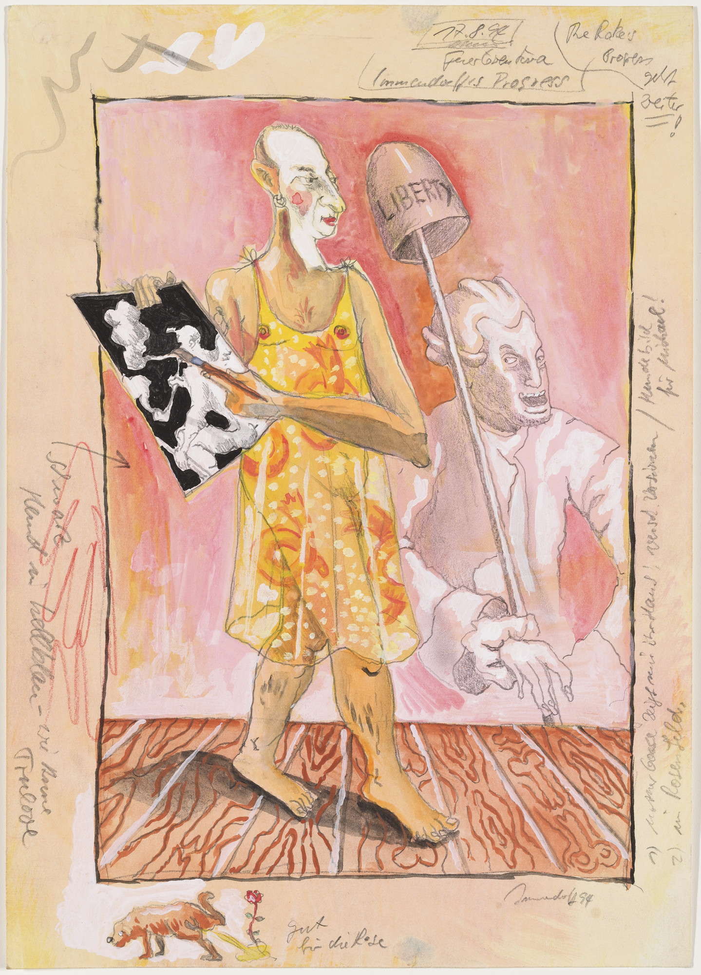 Jörg Immendorff. IMMENDORFF'S PROGRESS / THE RAKE'S PROGRESS GOES ON