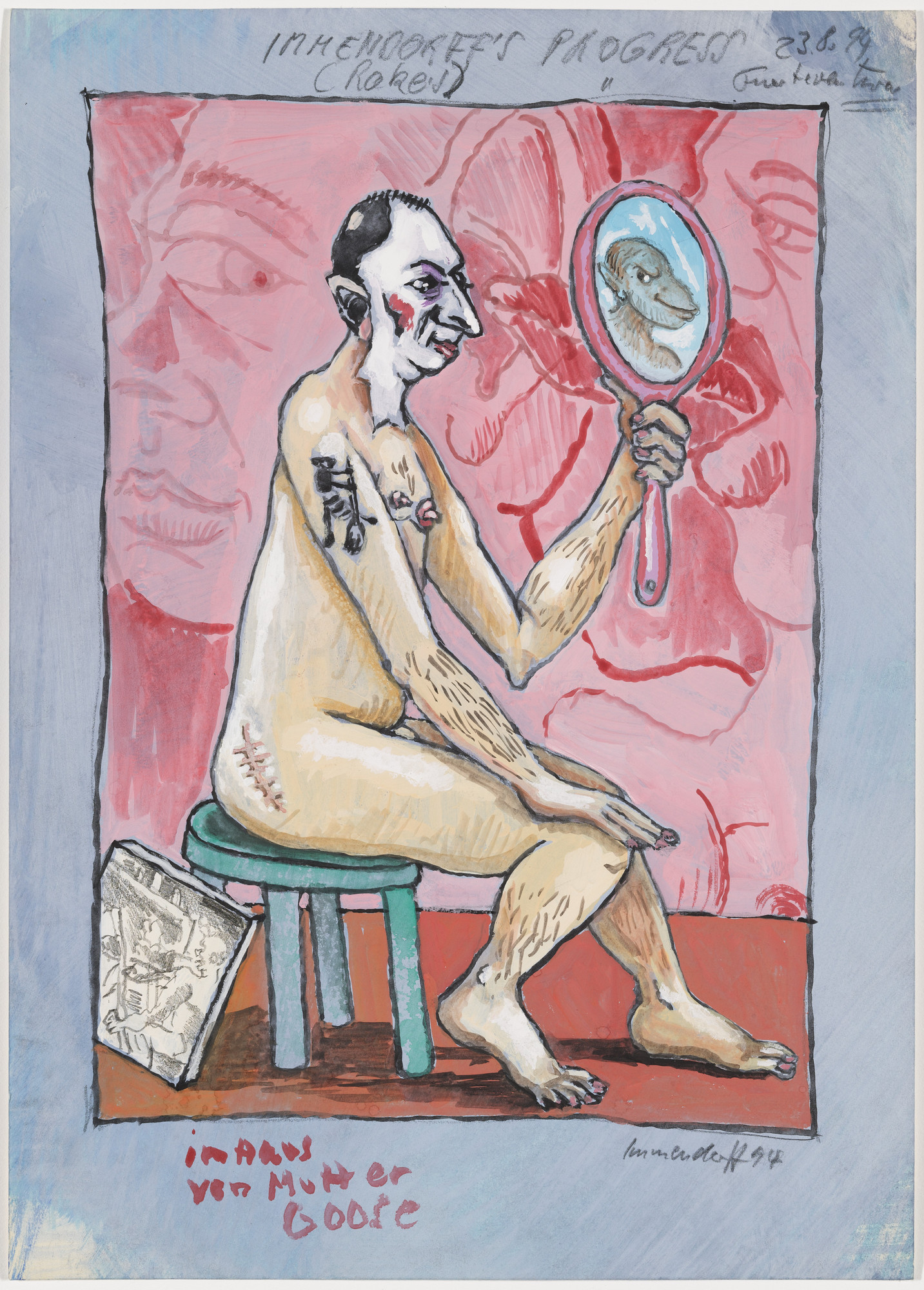 Jörg Immendorff. IN THE HOUSE OF MOTHER GOOSE (THE RAKE'S PROGRESS)