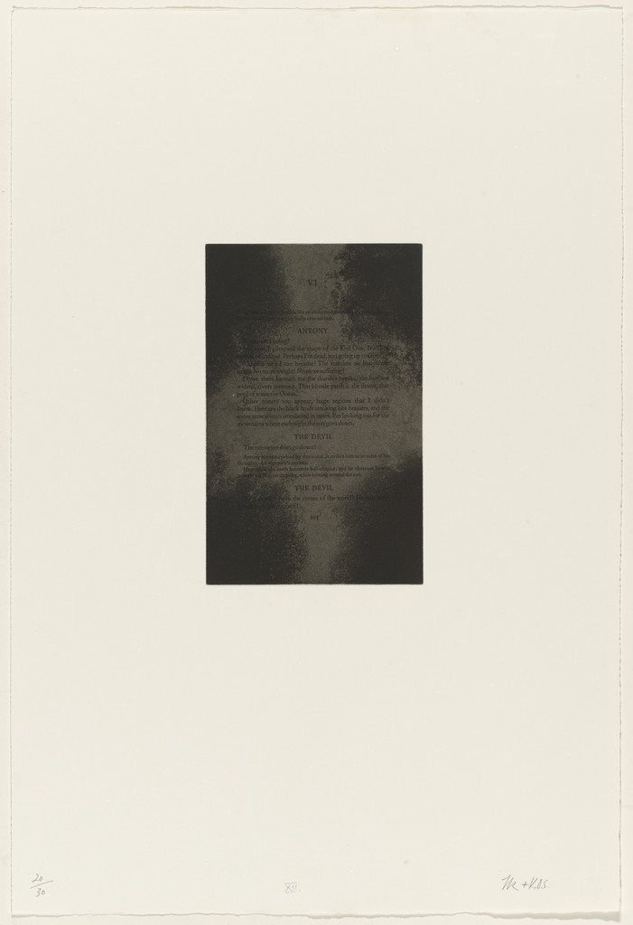 XIIfrom The Temptation of Saint Antony I-XIV