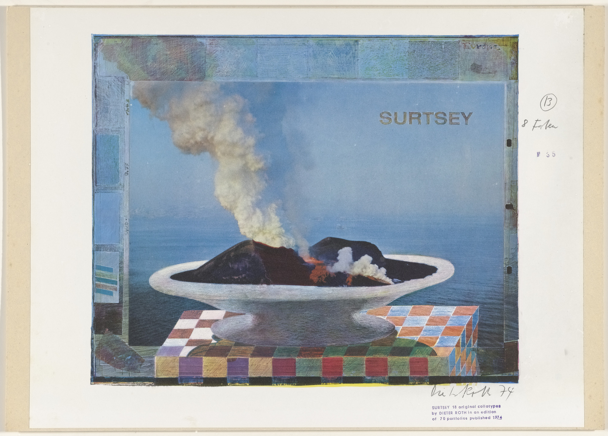 Dieter Roth. Untitled from Surtsey