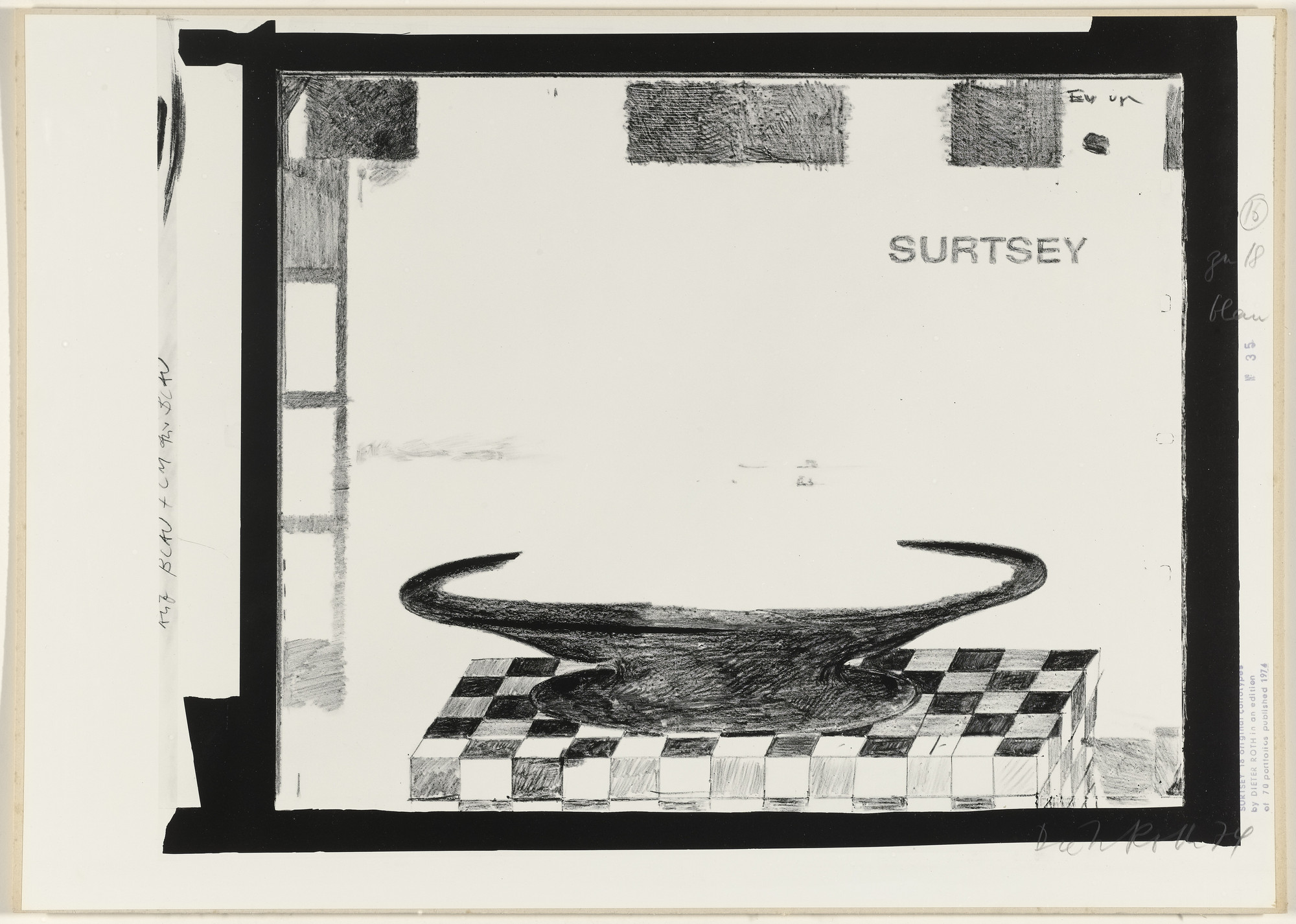 Dieter Roth. Untitled from Surtsey
