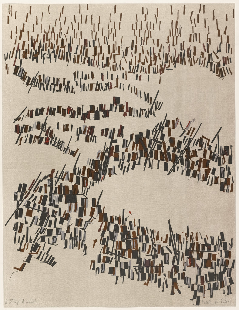 Untitled from Flight, Maria Helena Vieira da Silva, 1968, published 1971