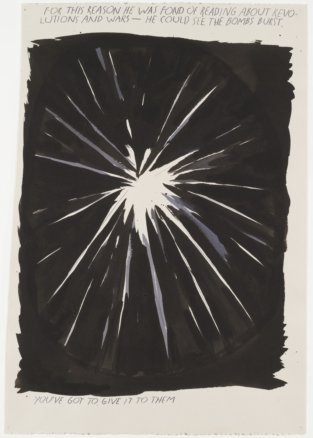 Raymond Pettibon. No Title (For this reason...). 1992
