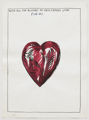 Raymond Pettibon. No Title (With all the...). 1987