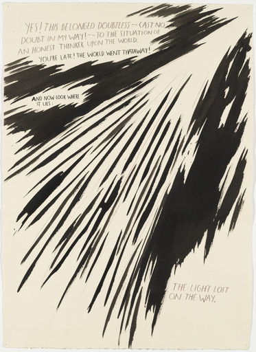 Raymond Pettibon. No Title (Yes! This belonged...). 1992