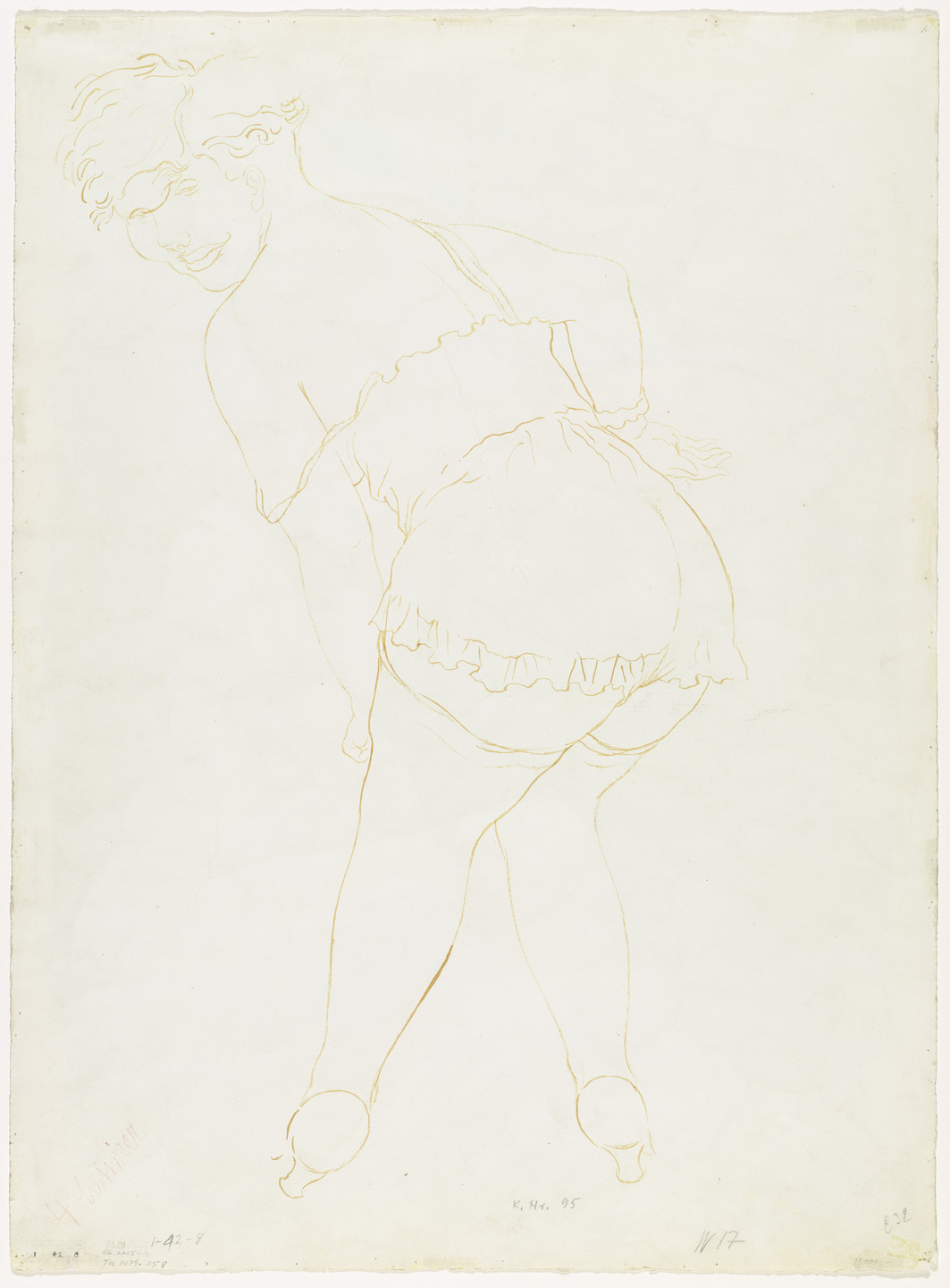 George Grosz. Circe (recto); Untitled (verso). 1927