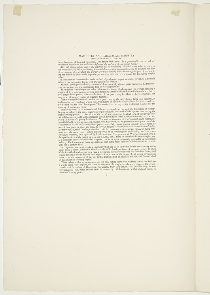 Plate (folio 90) from 'Capital' in Pictures