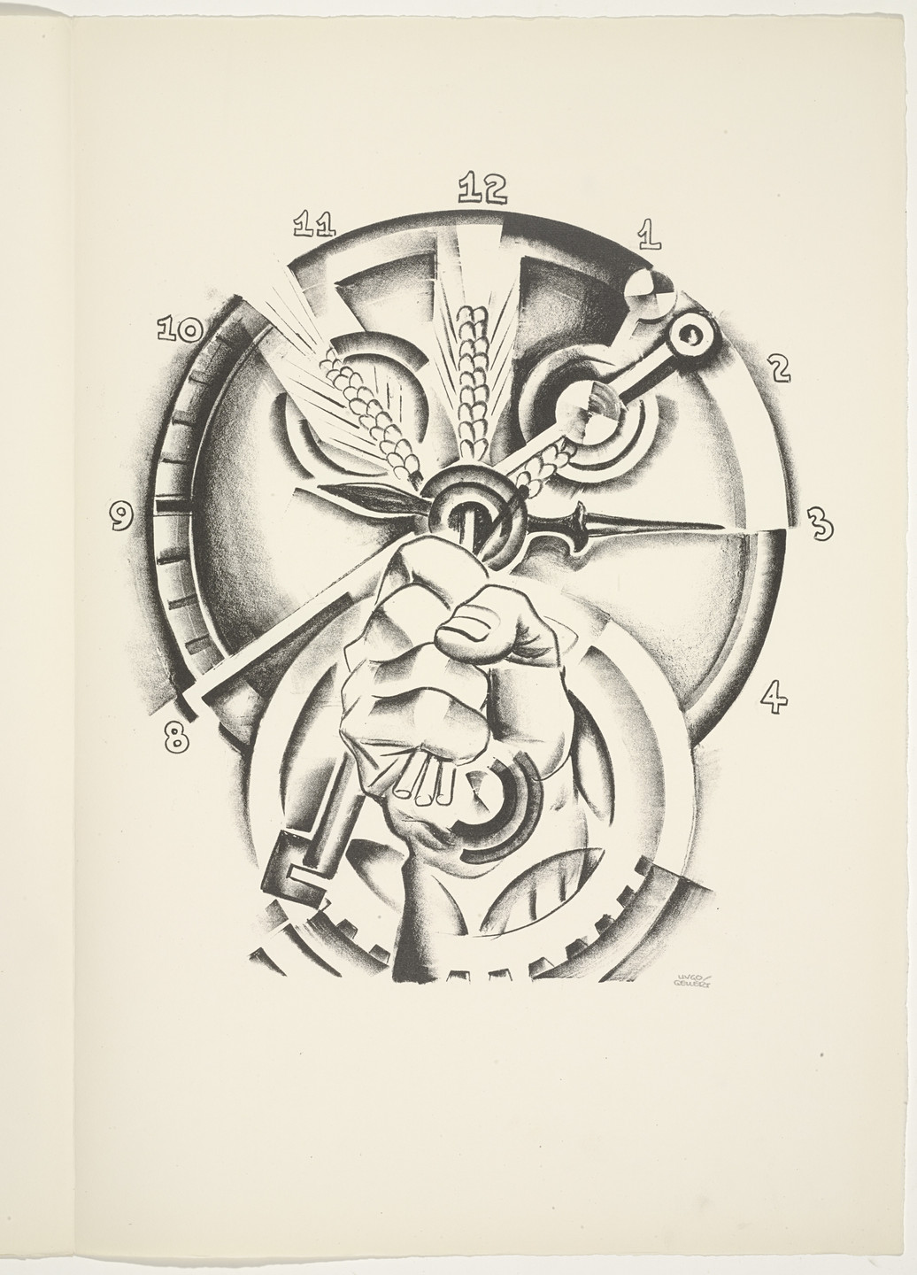 Hugo Gellert. Plate (folio 48) from &#39;Capital&#39; in Pictures. 1933