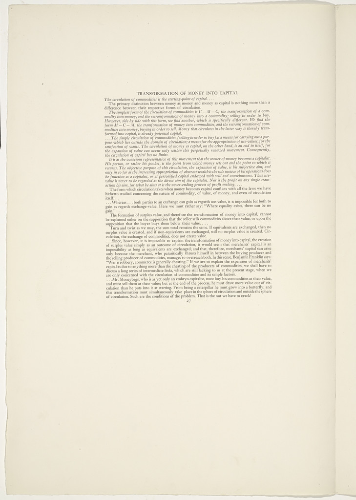Plate (folio 60) from 'Capital' in Pictures