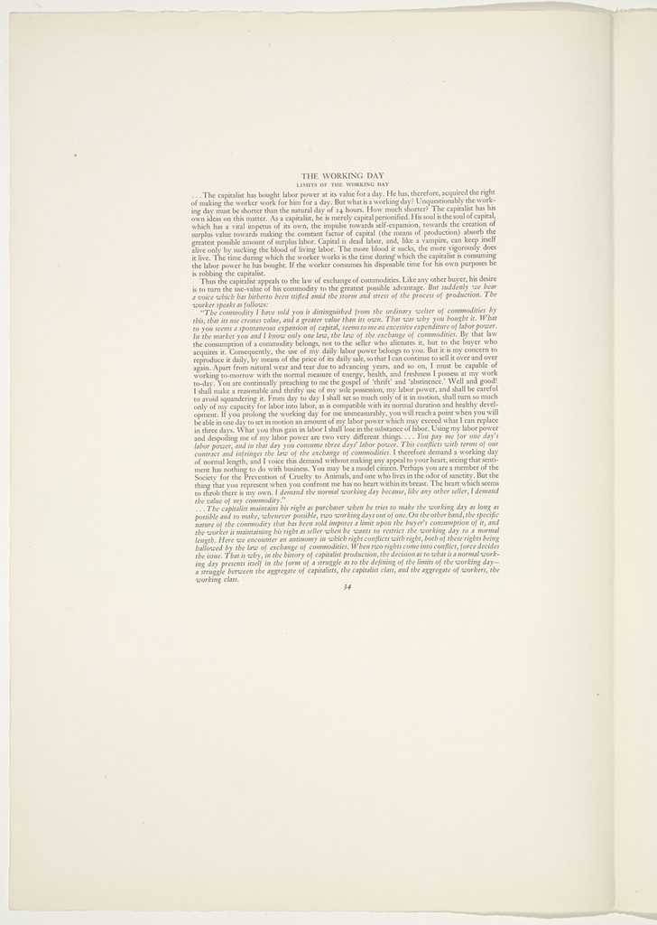 Plate (folio 74) from 'Capital' in Pictures