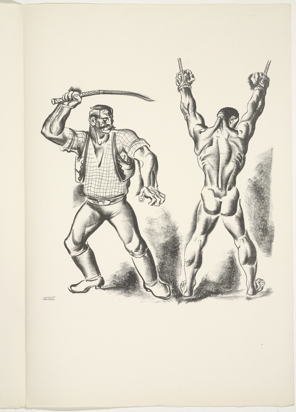 Hugo Gellert. Plate (folio 76) from &#39;Capital&#39; in Pictures. 1933