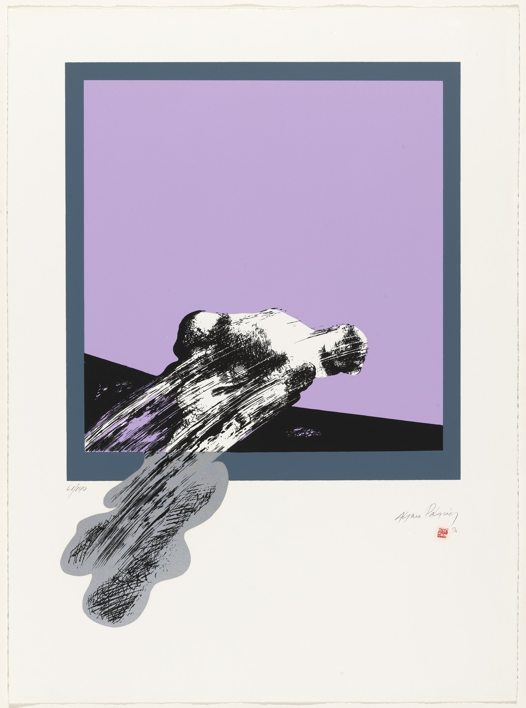 Alirio Palacios. Rushed from 21 Printmakers from Colombia, Mexico and Venezuela (21 Estampadores de Colombia, Mexico y Venezuela). 1972