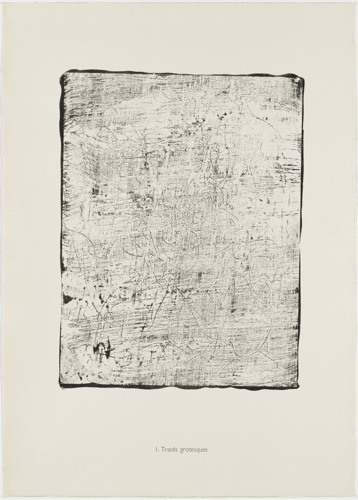 Grotesque Outlines (Tracés grotesques) from the portfolio Continuation of Inventory (Suite d'inventaire) from Phenomena (Les Phénomènes)