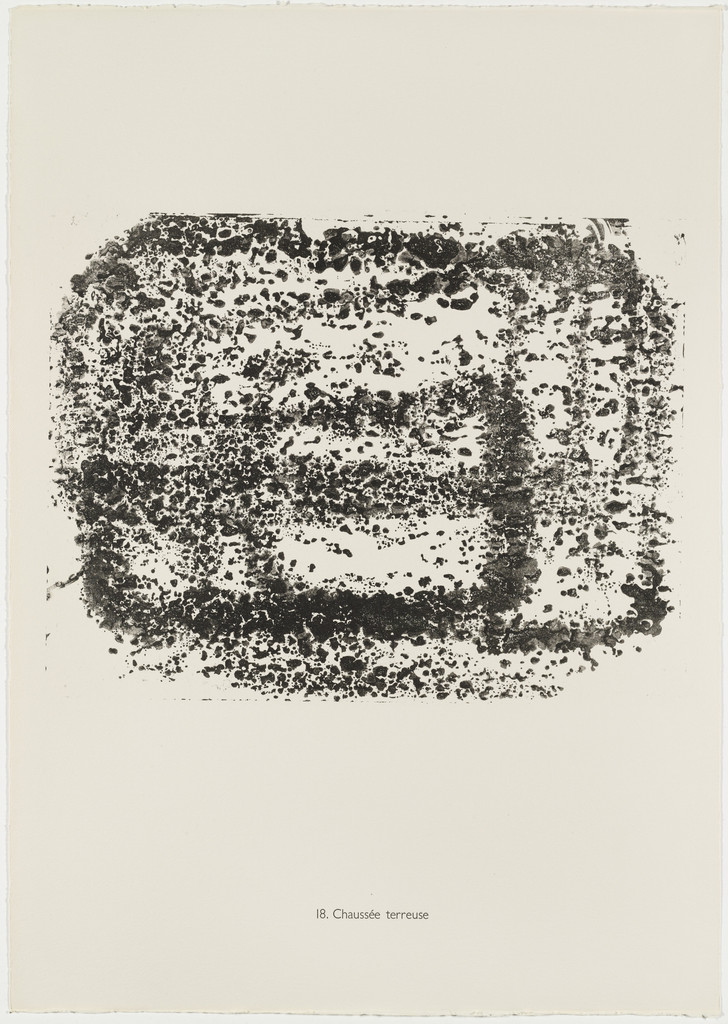 Earthy Path (Chaussée terreuse) from the portfolio Continuation of Inventory (Suite d'inventaire) from Phenomena (Les Phénomènes)