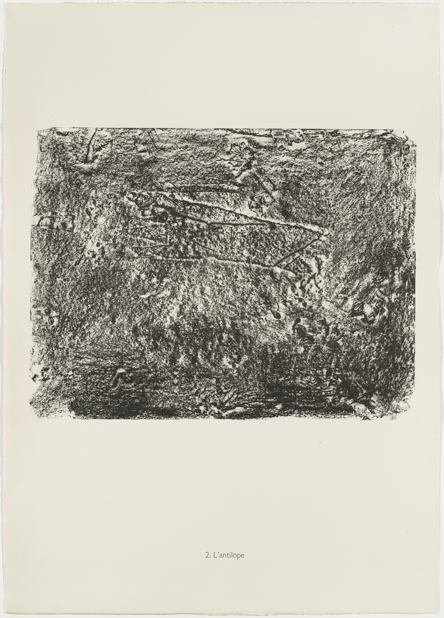Jean Dubuffet. The Antelope (L'Antilope) from the portfolio
