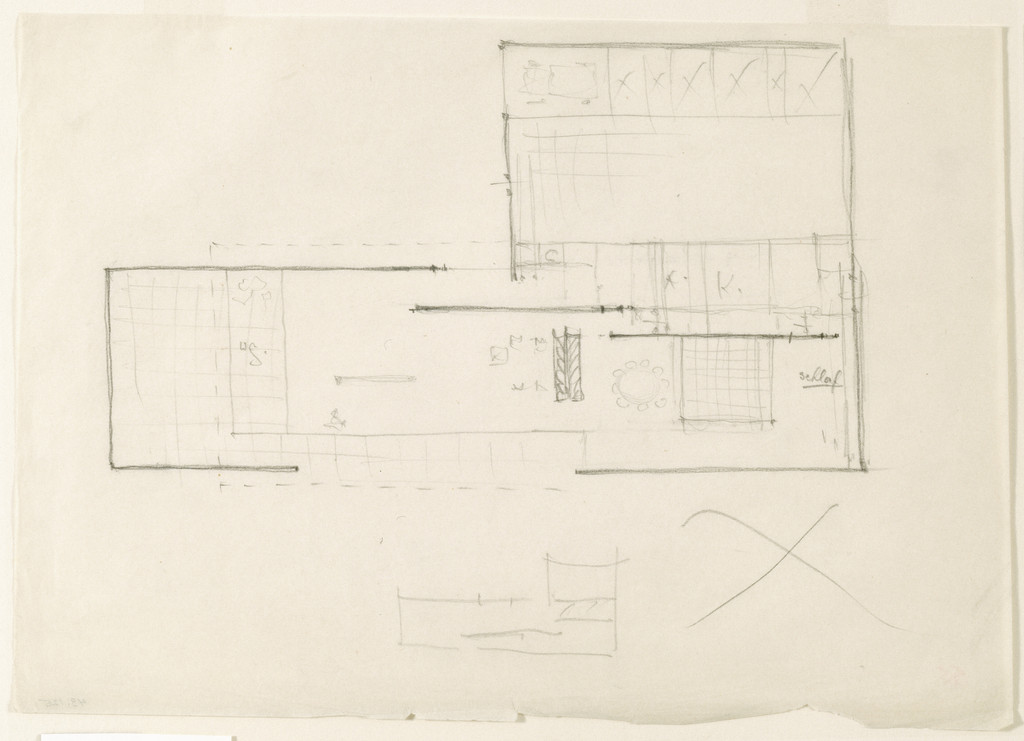Hubbe-related Study (Floor plan sketch)