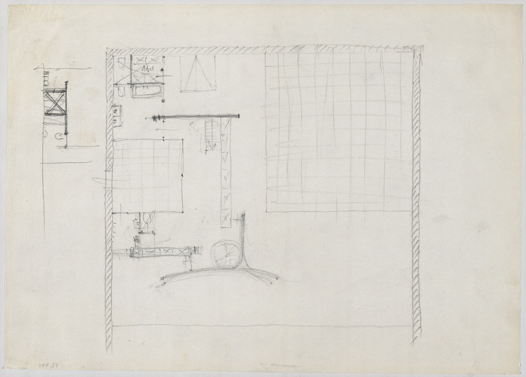 Hubbe-related Study (Floor plan sketch)