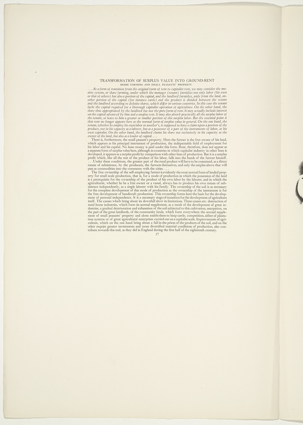Hugo Gellert. Plate (folio 120) from &#39;Capital&#39; in Pictures. 1933