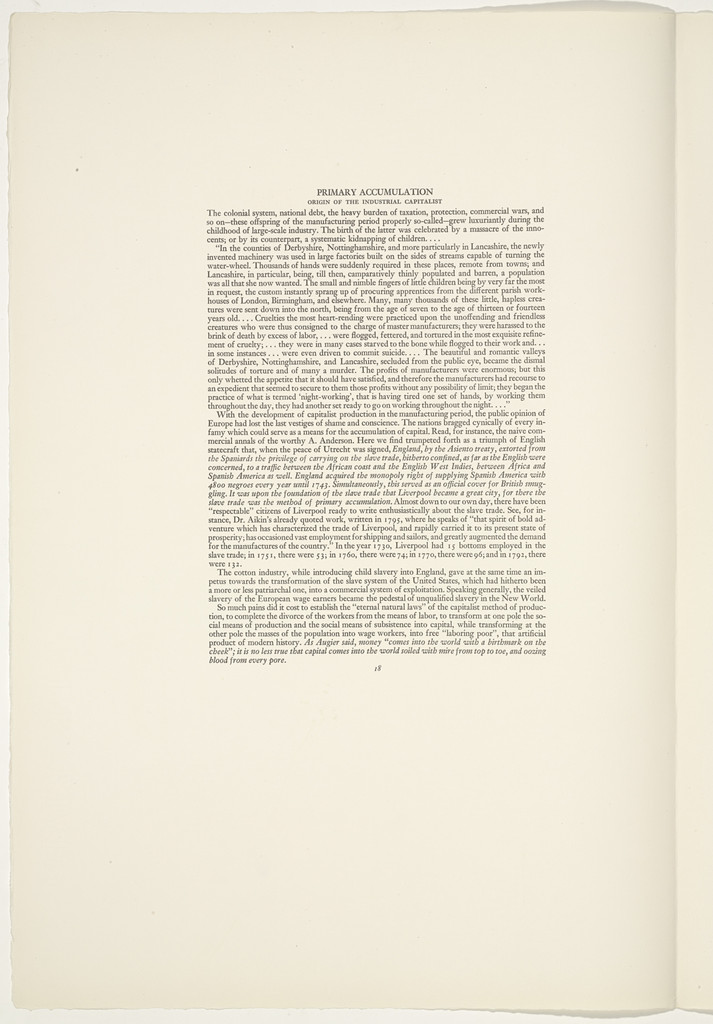 Plate (folio 42) from 'Capital' in Pictures