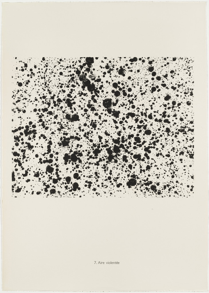 Assaulted Area (Aire violentée) from the portfolio Continuation of Inventory (Suite d'inventaire) from Phenomena (Les Phénomènes)