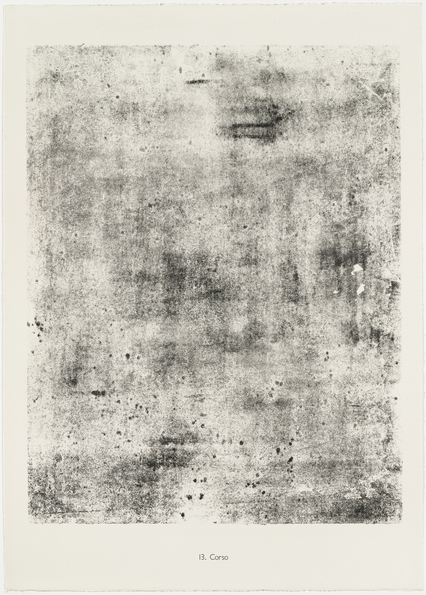 Jean Dubuffet. Procession (Corso) from the portfolio Emptiness and Shadow (Le Vide et l'ombre) from Phenomena (Les Phénomènes)
