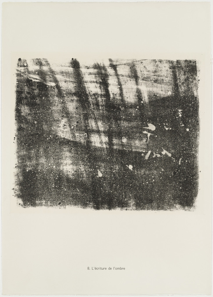 Shadow Writing (L'écriture de l'ombre) from the portfolio Emptiness and Shadow (Le Vide et l'ombre) from Phenomena (Les Phénomènes)