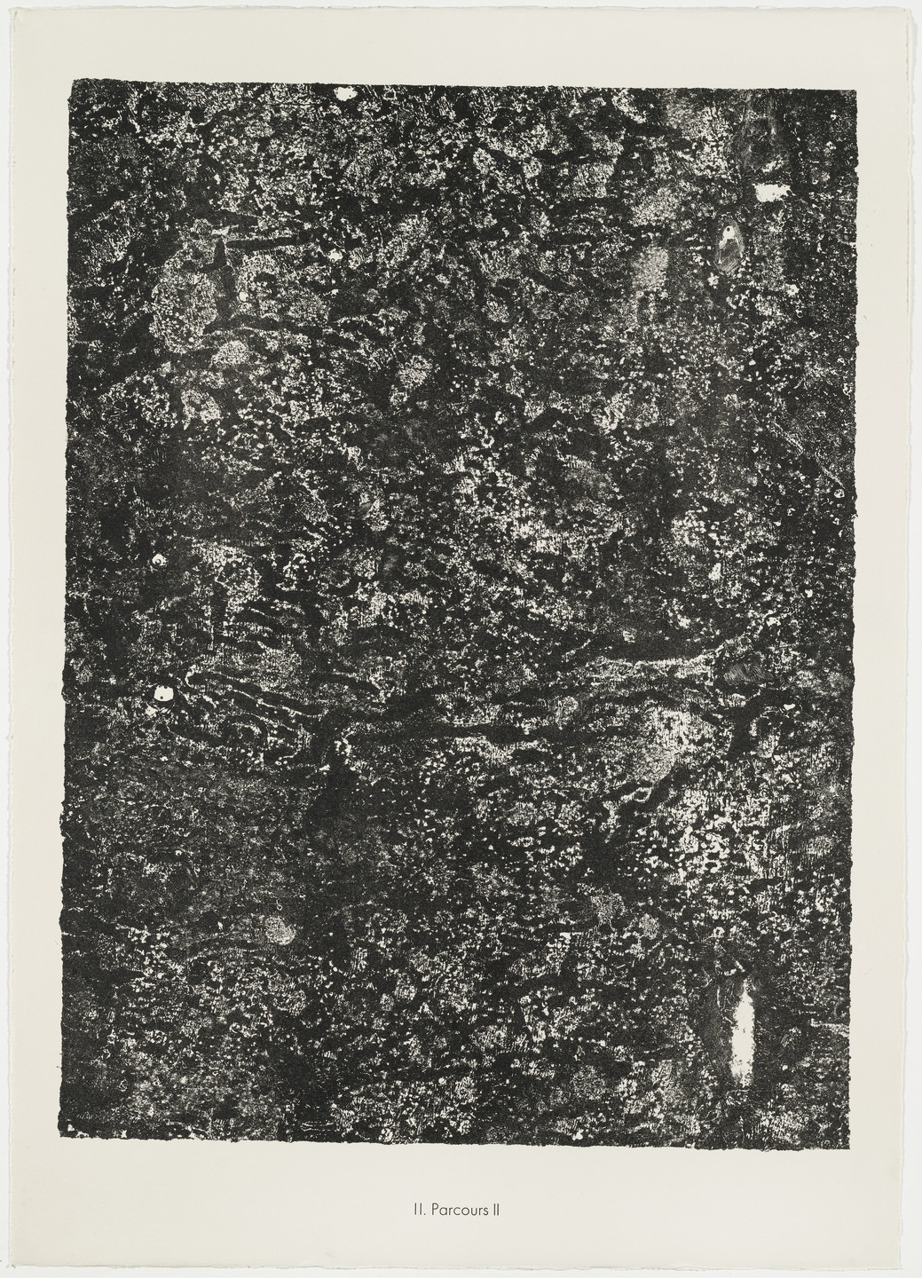 Jean Dubuffet. Paths II (Parcours II) from the portfolio Soil, Earth (Sols, terres) from Phenomena (Les Phénomènes). 1959